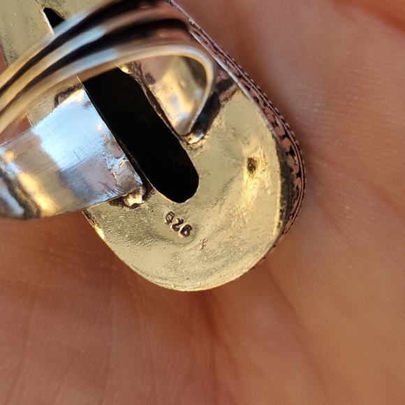New Bloodstone 925 Silver Ring. - Picture 11 of 11